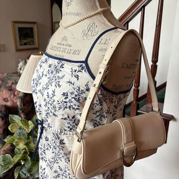 American Eagle Outfitters Vintage Y2K Blue White Sundress Chinoiserie TSITP - Picture 5 of 8